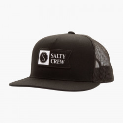 SALTY CREW, Alpha twill trucker, Black