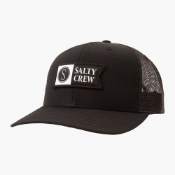 SALTY CREW, Pinnacle 2 retro trucker, Black