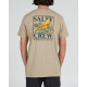 SALTY CREW, Ink slinger standard s/s tee, Khaki heather