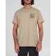 SALTY CREW, Ink slinger standard s/s tee, Khaki heather