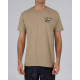 SALTY CREW, Fish fight standard s/s tee, Khaki heather