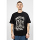 WASTED, T-shirt macabre, Black