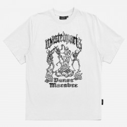 WASTED, T-shirt macabre, White