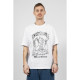 WASTED, T-shirt macabre, White
