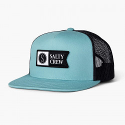 SALTY CREW, Alpha twill trucker, Dark aqua