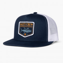 SALTY CREW, Angler trucker, Navy white