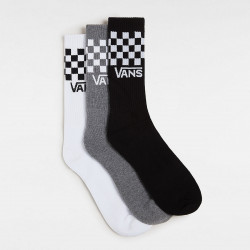 VANS, Classic check crew, Black/white