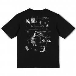 POETIC COLLECTIVE, Fear sketch t-shirt, Black