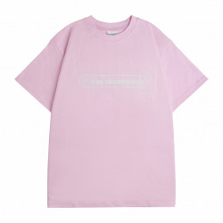 RAVE, Core logo tee, Baby pink