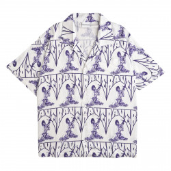 RAVE, Casca hawaiian shirt, Off white / navy