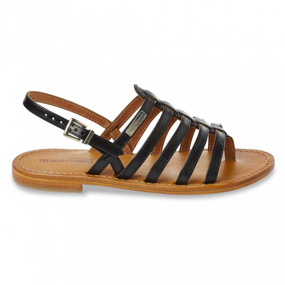 LES TROPEZIENNES Herisson Noir - Sandales Femme - Suffern