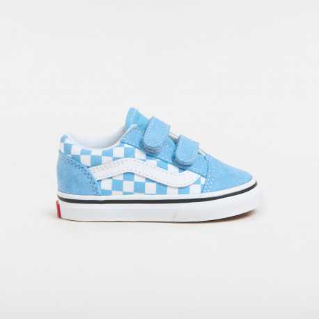 Old skool v color theory checkerboard - Heritage blue