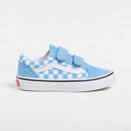 Old skool v color theory checkerboard - Heritage blue