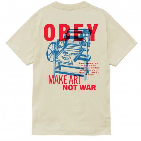 Obey printing press make art - Cream