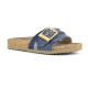 COLORS OF CALIFORNIA, Monoband sandal cork&denim, Jeans