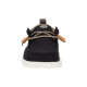 HEY DUDE, Wally summer linen, Black/walnut