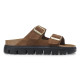 BIRKENSTOCK, Arizona chunky leve, Dark tea/black