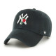 47 BRAND, Cap mlb new york yankees thorn clean up, Black