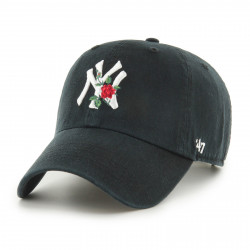 47 BRAND, Cap mlb new york yankees thorn clean up, Black