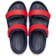 CROCS, Crocband cruiser sandal t, Navy/varsity red