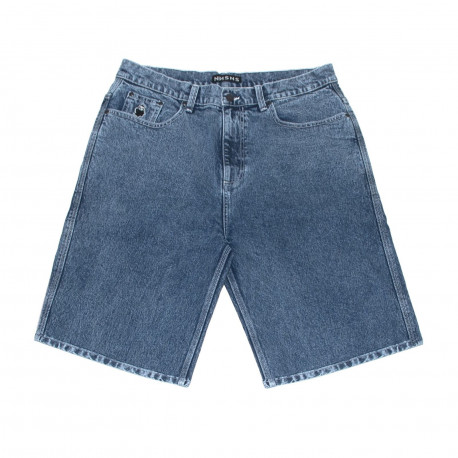 Short bigfoot denim - Stone blue stretch