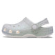 CROCS, Classic iridescent glitter cgk, White