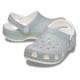 CROCS, Classic iridescent glitter cgk, White