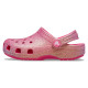 CROCS, Classic iridescent glitter cgk, Dragon fruit