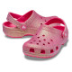 CROCS, Classic iridescent glitter cgk, Dragon fruit