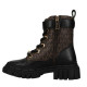 MICHAEL KORS, Blake colby, Black nappa pu/ brown /butternut logo pu