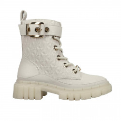 MICHAEL KORS, Blake colby, Vanilla debossed mknappa pu