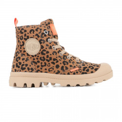 PALLADIUM, Pampa hi zip wl leo, Dear brown / black