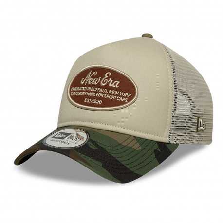 Oval patch camo trucker newera - Stnwdc