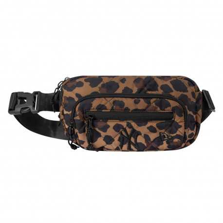 Leopard quilted waist bag neyyan - Brsblk