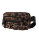 NEW ERA, Leopard quilted waist bag neyyan, Brsblk
