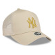 NEW ERA, Wmns metallic trucker neyyan, Stnmtg