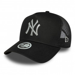 NEW ERA, Wmns metallic trucker neyyan, Blk