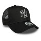 NEW ERA, Wmns metallic trucker neyyan, Blk