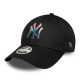 NEW ERA, Wmns metallic logo 9forty neyyan, Blkipu