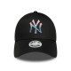 NEW ERA, Wmns metallic logo 9forty neyyan, Blkipu