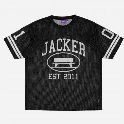 JACKER, College mesh, Black