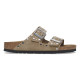 BIRKENSTOCK, Arizona rivet suede leather, Taupe
