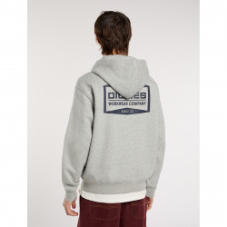 DICKIES, Bolivar fz hoodie, Grey melange