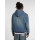 DICKIES, Hilham hooded jacket, Khaki tinted blue
