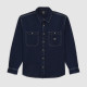 DICKIES, Mechanic denim shirt ls, Dark indigo