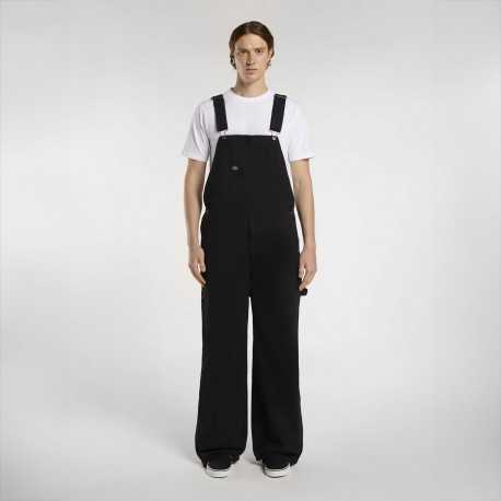 Loose canvas bib - Black
