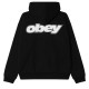 OBEY, Gaze extra heavy zip hood, Black