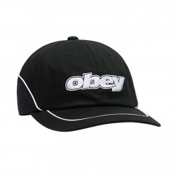 OBEY, Obey rewind 6 pnl velcro back, Black