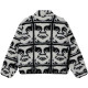 OBEY, Obey repeated icon sherpa jkt, Black multi