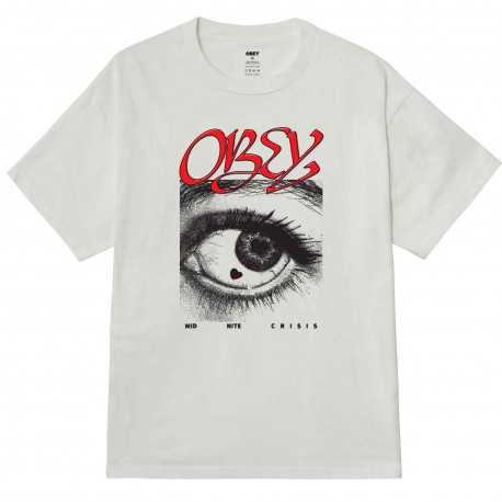 Obey midnite crisis - Pigment vintage white